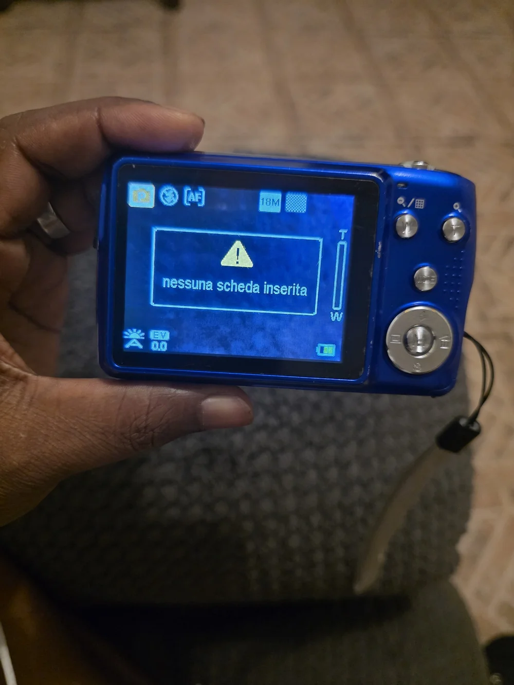 Compact Digital Camera in Blue